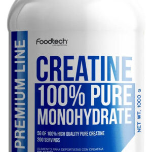 Creatine 100% pure monohydrate 1kg Foodtech sin sabor